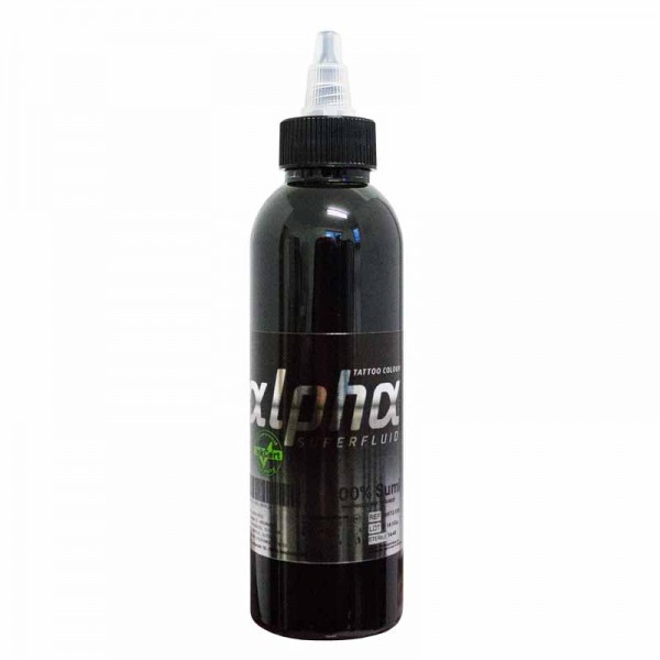 ALPHA superfluid100% Sumi, 30 ml Tätowierfarbe