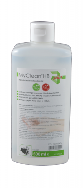 MyClean HB Händedesinfektion biozid 500ml