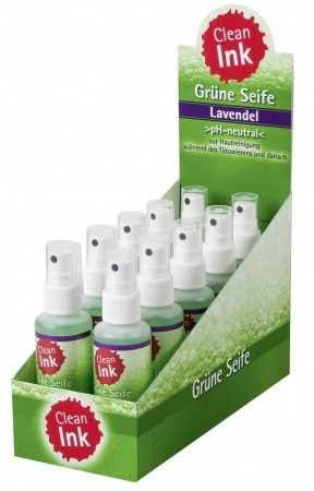 Clean Ink to go 10x50ml inkl.Aufsteller Lavendel