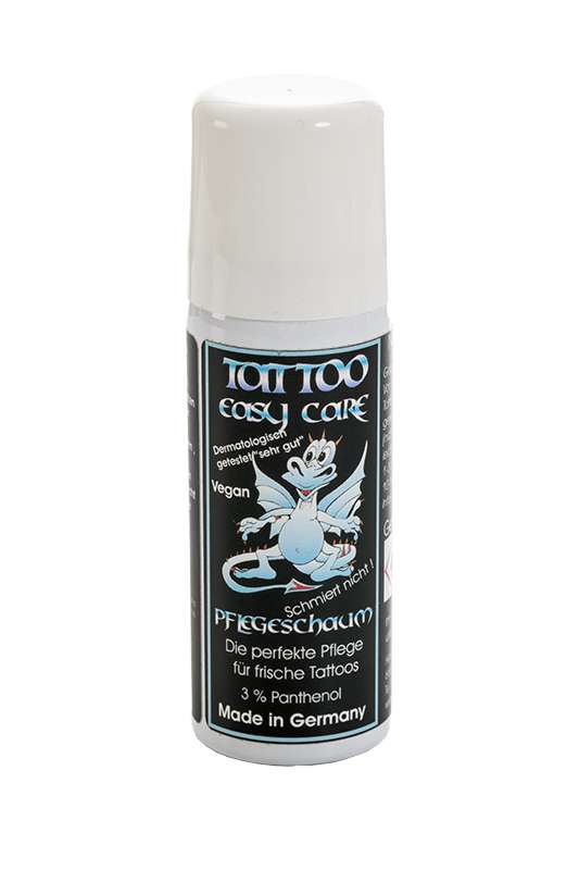 Tattoo Easy Care PANTHENOL Pflegeschaum 50ml Dose EINFÜHRUNGSPREIS