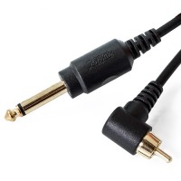Cinch-Kabel - Inkjecta - gewinkelt, schwarz Cinch-Kabel - Inkjecta - gewinkelt, schwarz