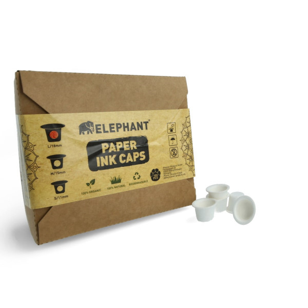 Elephant - Paper Ink Caps Biologisch abbaubar 100 Stück