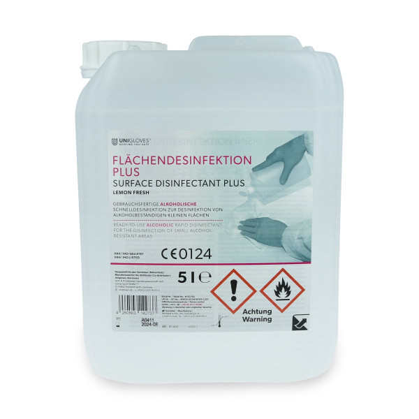 Unigloves - Flächendesinfektion Plus - Lemon Fresh