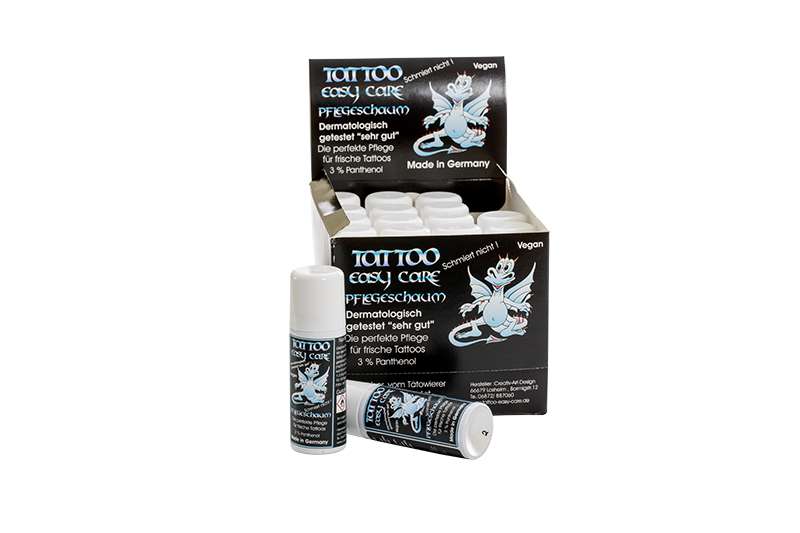 Tattoo Easy Care PANTHENOL Pflegeschaum 20 Dosen Display After Care