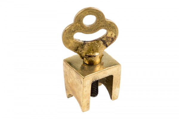Griffbefestigungsklammer m. Schraube 8/32 Bronze